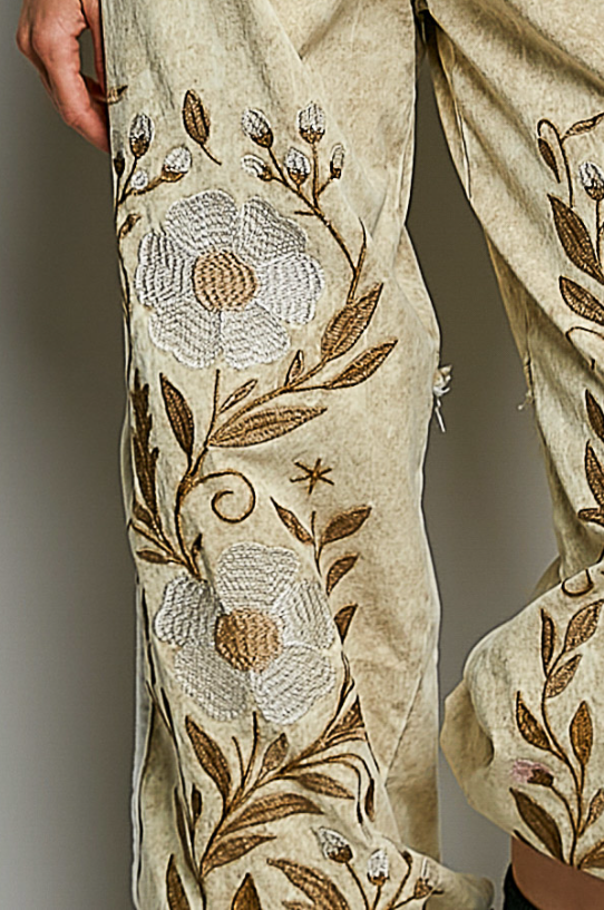Wild & Free Embroidered Jeans