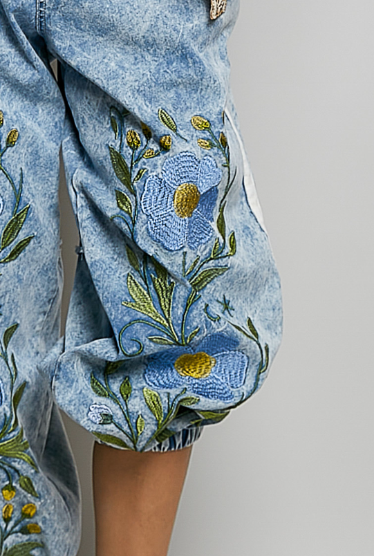 Wild & Free Embroidered Jeans
