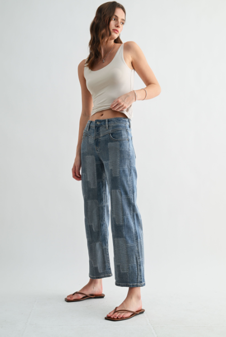 Mica Stitched Jeans