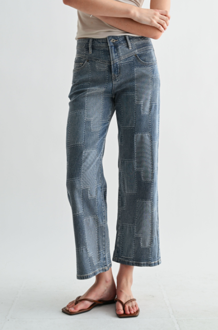 Mica Stitched Jeans