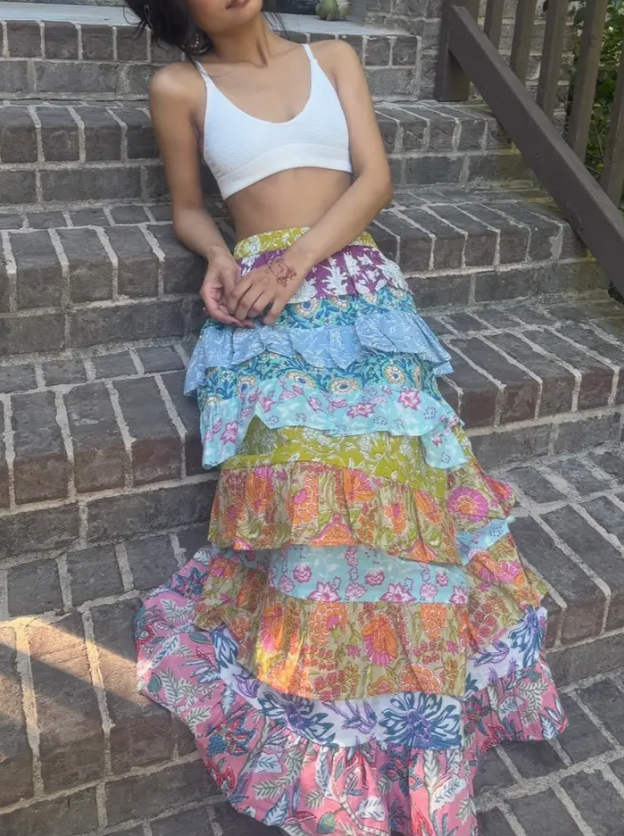 Bloom Ruffle Skirt