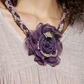 Plum Flower Crochet Belt
