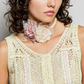 Two Flower Crochet Belt