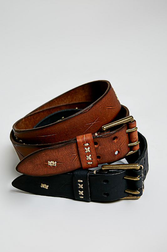 Leather Stitched Belt