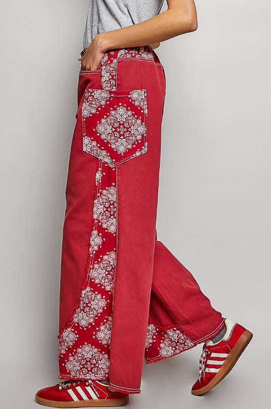 Bandana Twill Pants