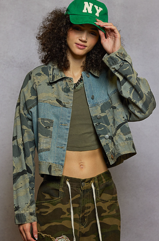 Off Duty Camo Denim Jacket