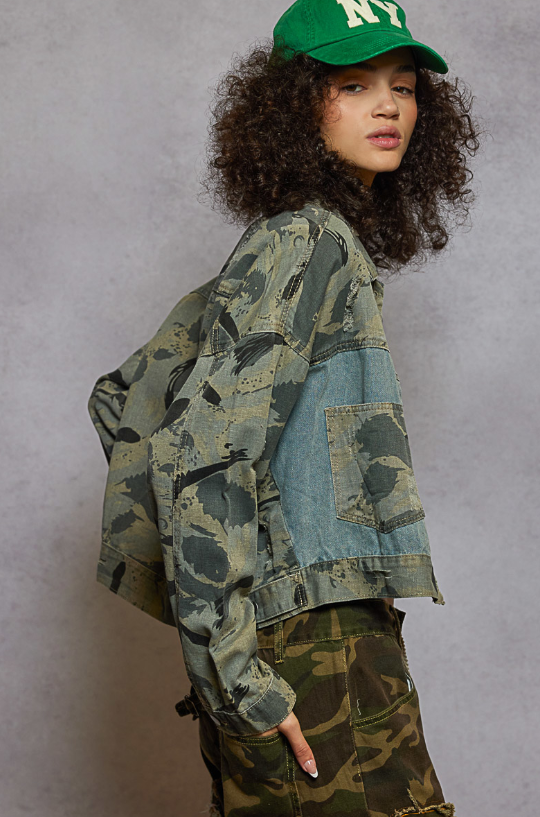 Off Duty Camo Denim Jacket
