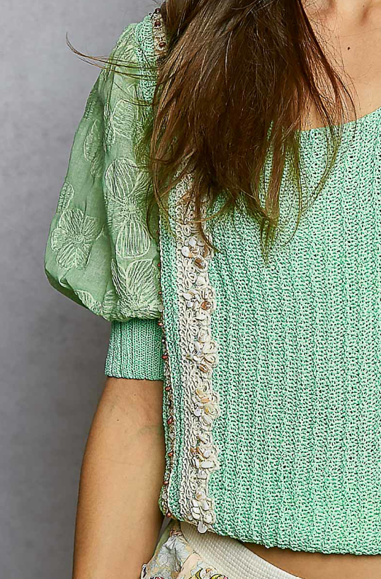 Short Sleeve Sweater Tops*Doorbuster*Final Sale*