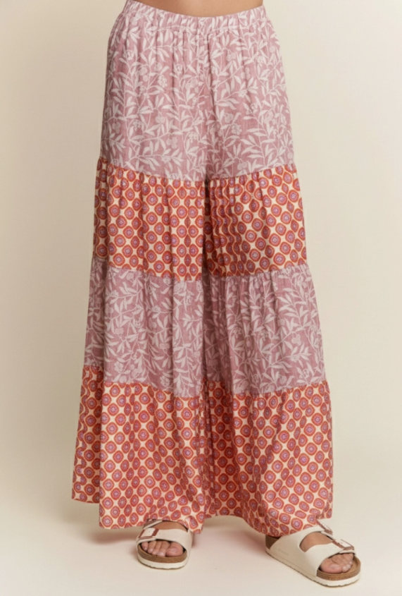 Sunset Drive Tiered Pants
