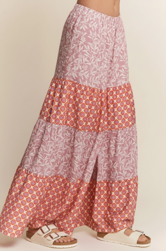 Sunset Drive Tiered Pants
