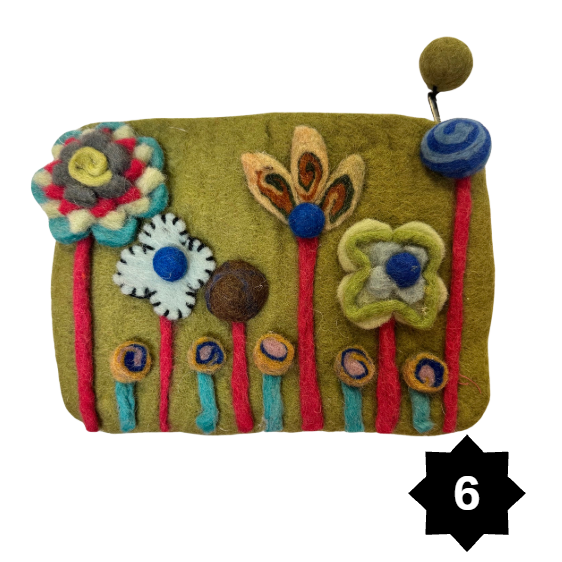 Felted Zip Pouches
