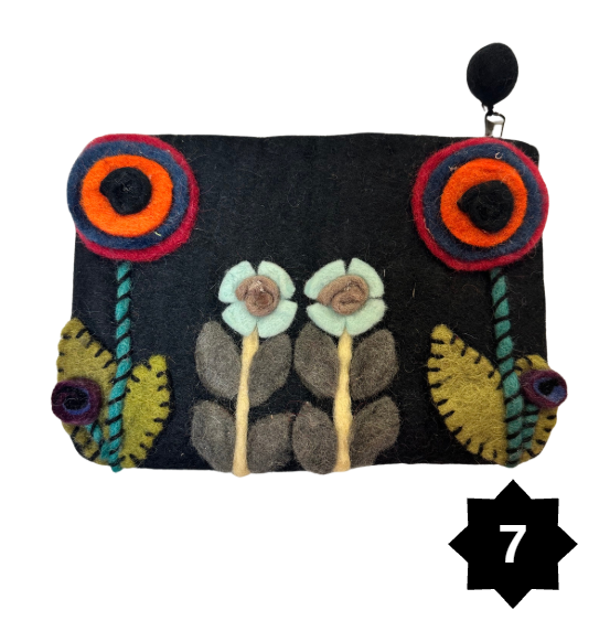 Felted Zip Pouches