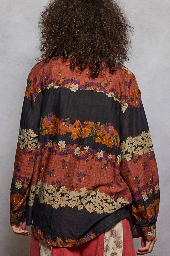Lightweight Button Down Top *Doorbuster*Final Sale*