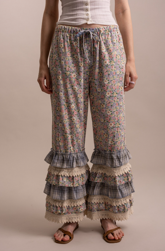Meadow Mood Ruffle Pants