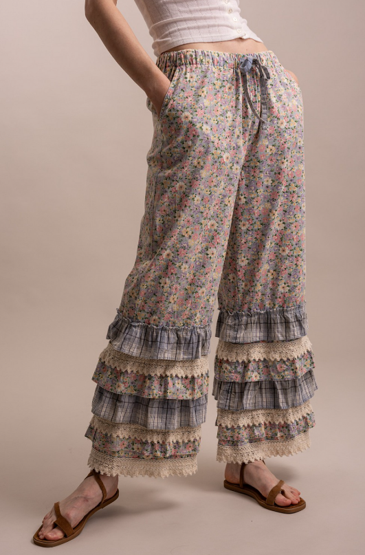 Meadow Mood Ruffle Pants