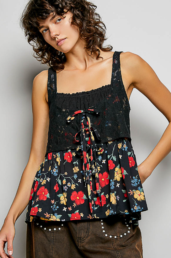 Love Me Two Times Floral Top