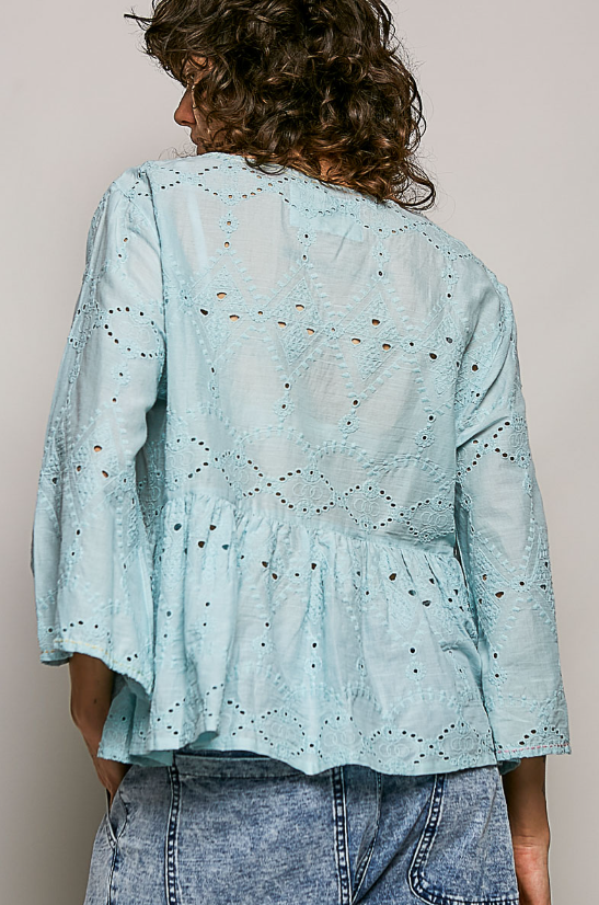 Timeless Love Eyelet Top