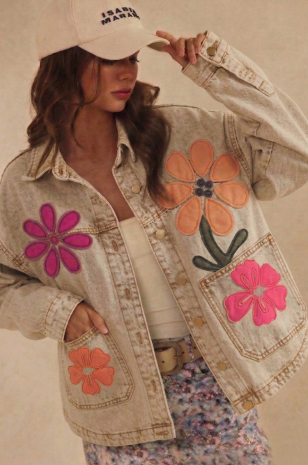 Happy-Go-Lucky Denim Jacket