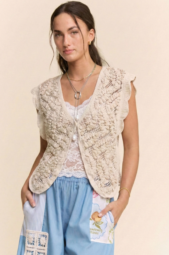 Fly Away Crochet Top
