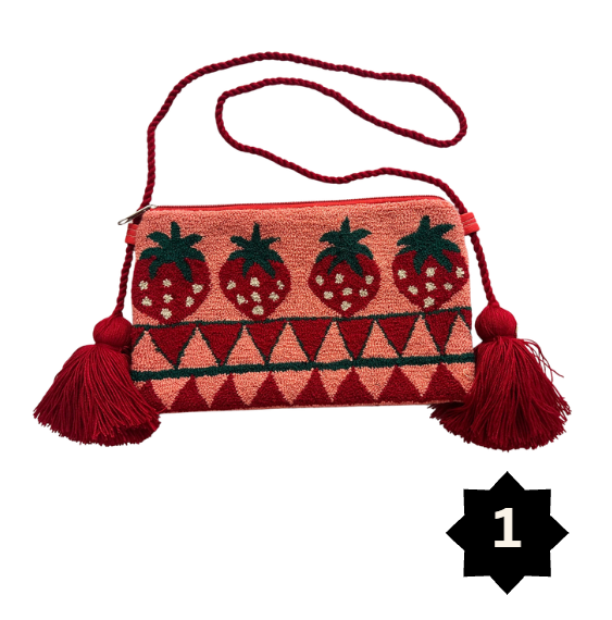 Punch Needle Crossbody Bags