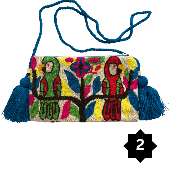 Punch Needle Crossbody Bags
