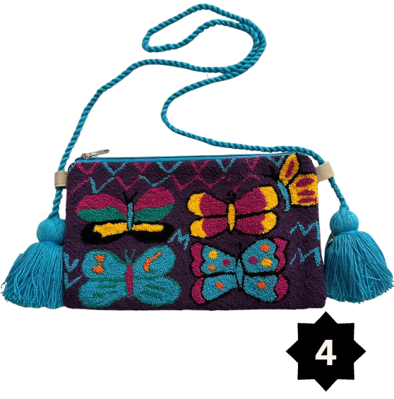 Punch Needle Crossbody Bags