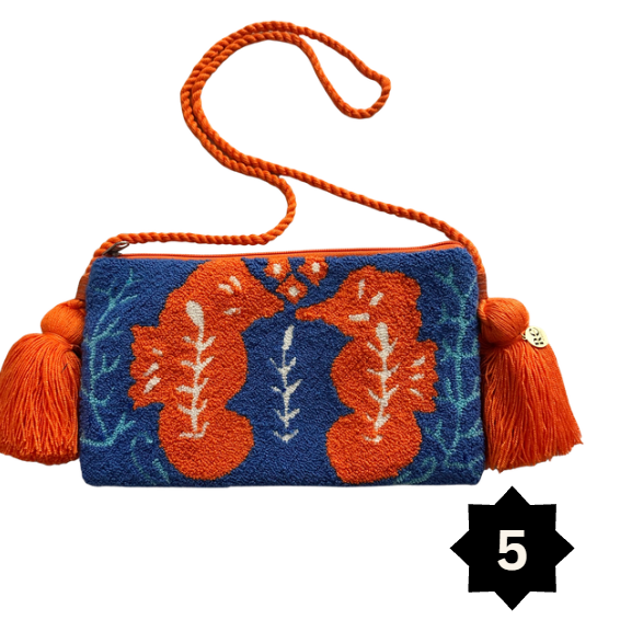 Punch Needle Crossbody Bags