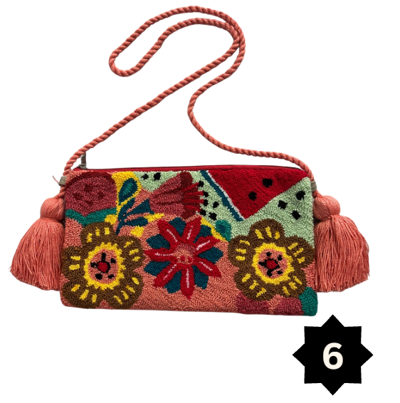 Punch Needle Crossbody Bags