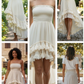 Hi-Lo Strapless Dress