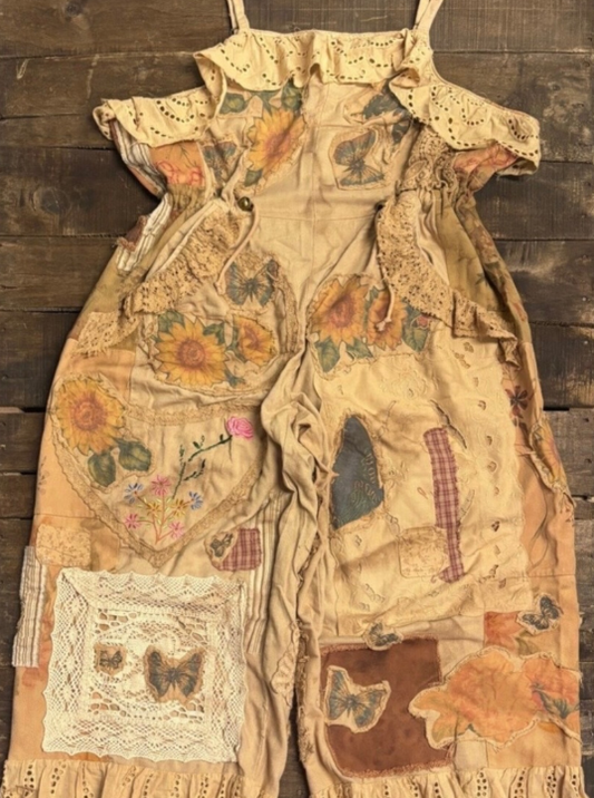 Floral Meadows Overalls