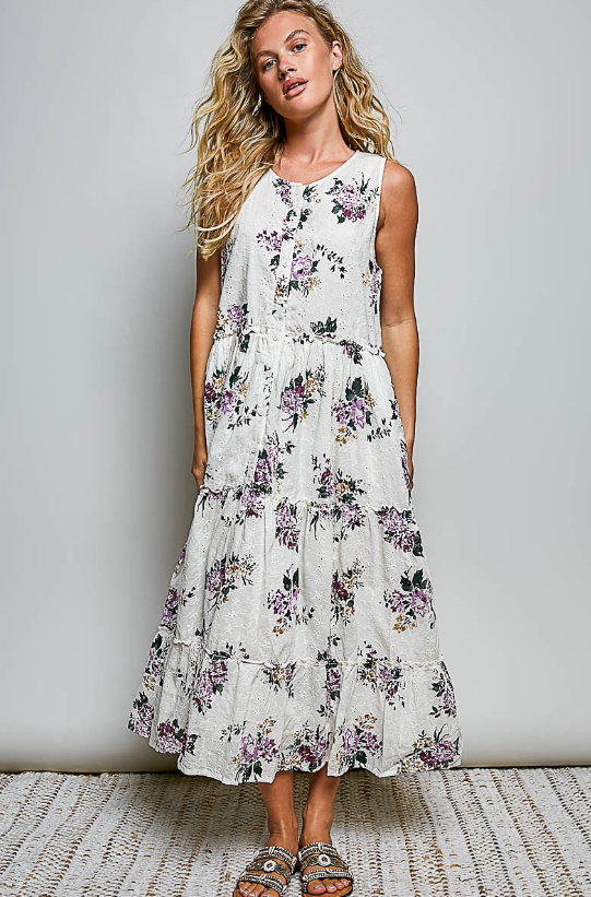 Blooming Eyelet Dress *Final Sale*