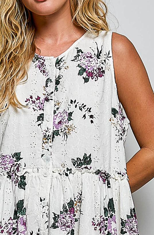 Blooming Eyelet Dress *Final Sale*