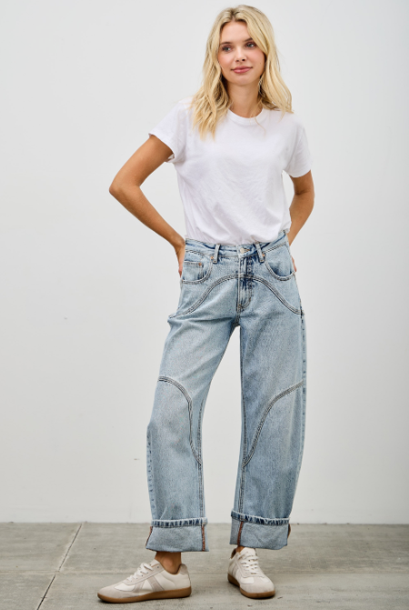Western Barrel Jeans