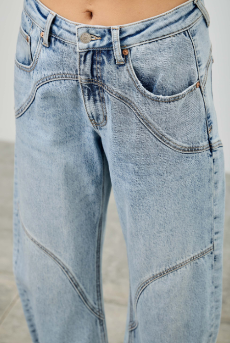 Western Barrel Jeans