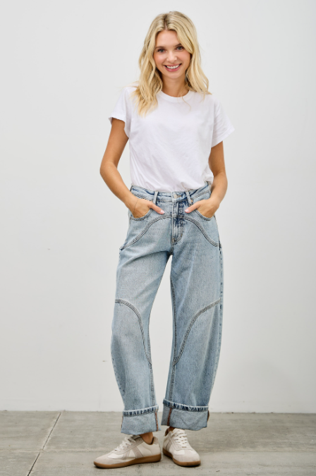 Western Barrel Jeans