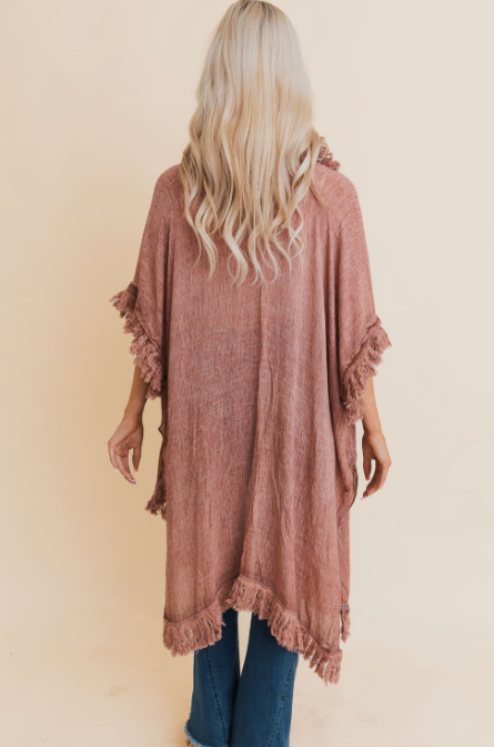 Desert Rose Fringe Duster