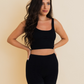 Textured Lace Trim Shorts *Final Sale*