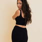 Textured Lace Trim Shorts *Final Sale*