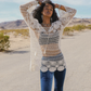 Rhiannon Crochet Tunic Top