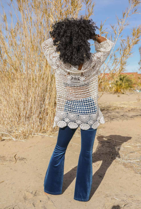 Rhiannon Crochet Tunic Top