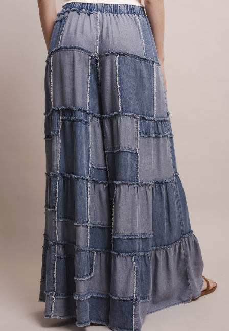 Slow Ride Patchwork Pants