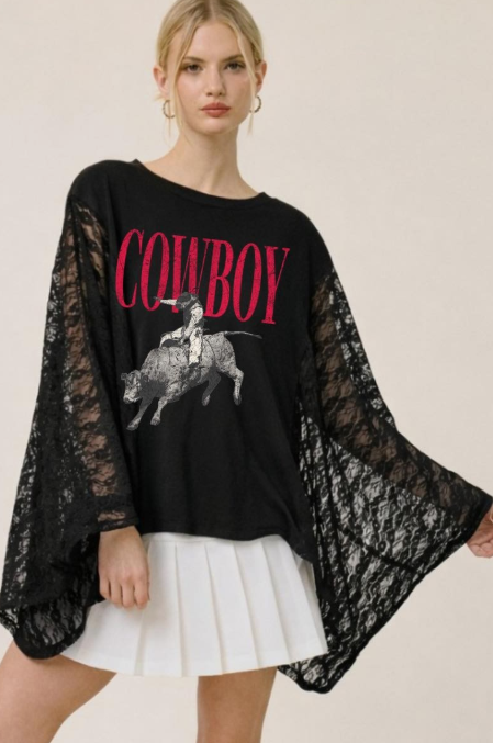 Cowboy Lace Tee