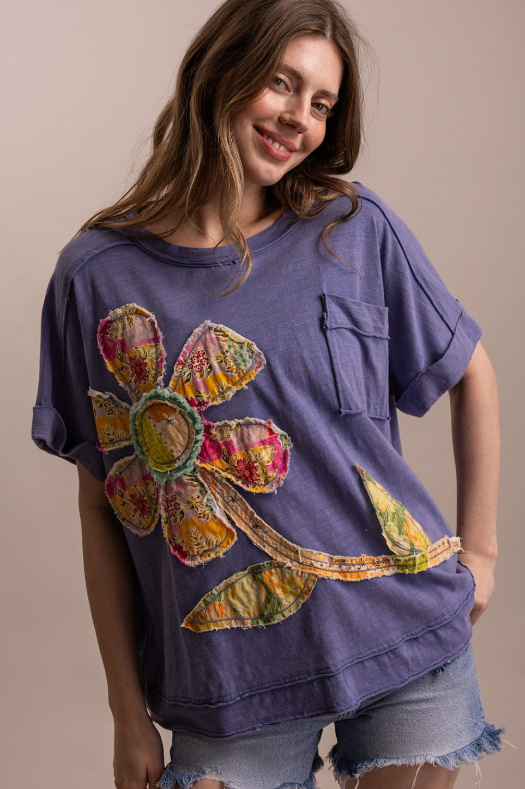 Patched Petals Tee