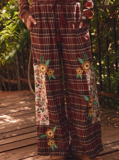 Misty Morning Plaid Pants