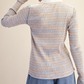 Main Street Striped Polo Top