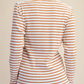 Main Street Striped Polo Top