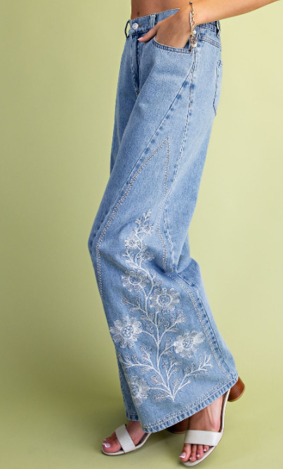 Landslide Embroidered Jeans