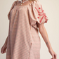 Pink Plaid Dress *Doorbuster*Final Sale*