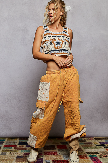 Quilted Cargo Pants *Final Sale*
