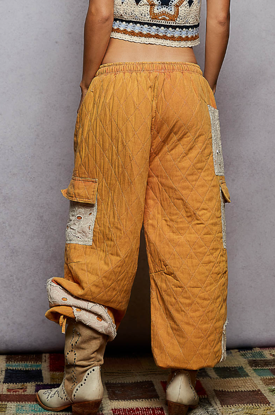 Quilted Cargo Pants *Final Sale*